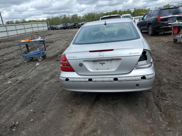 WDBUF82J04X165157 - 2004 MERCEDES-BENZ E 320 4MATIC SILVER photo 6