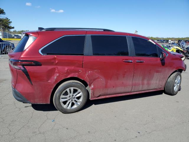 5TDJSKFC9SS161197 - 2025 TOYOTA SIENNA XLE ბურგუნდია ფოტო 3