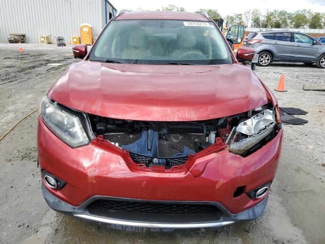 5N1AT2MT5FC869031 - 2015 NISSAN ROGUE S RED photo 5