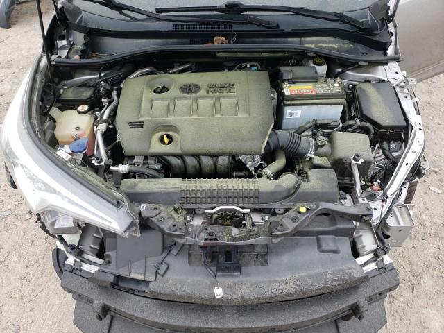 NMTKHMBX5KR074290 - 2019 TOYOTA C-HR XLE Plata foto 12