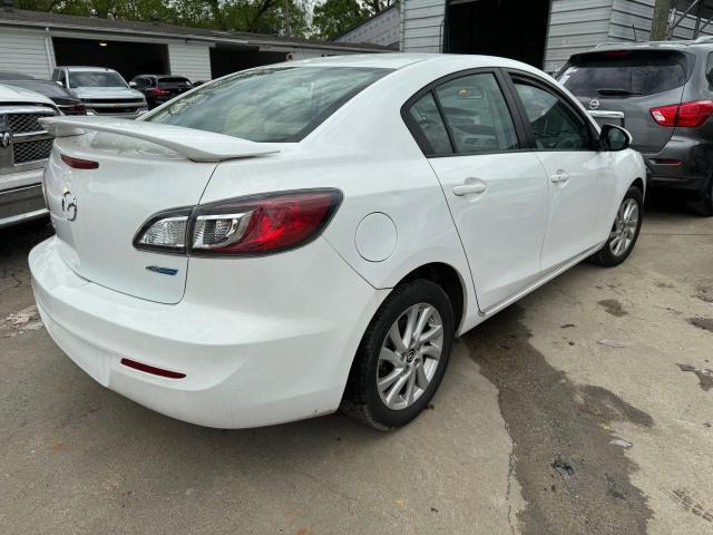 JM1BL1W78D1737862 - 2013 MAZDA 3 I WHITE photo 4