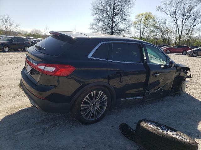 2LMPJ6LR6JBL23414 - 2018 LINCOLN MKX RESERVE Սև լուսանկար 3