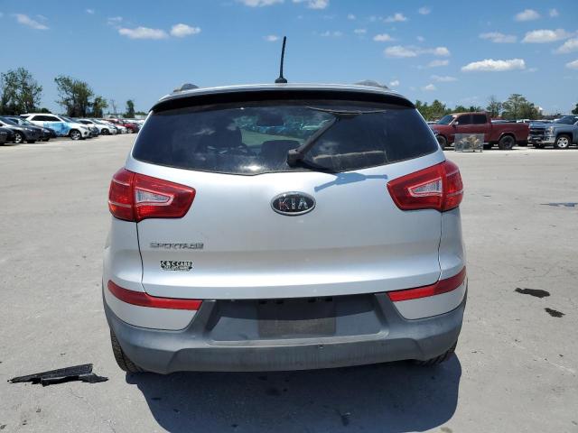 KNDPB3A2XB7023841 - 2011 KIA SPORTAGE LX SILVER photo 6