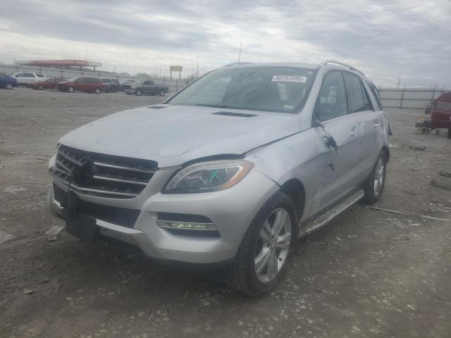 4JGDA5HB9EA337104 - 2014 MERCEDES-BENZ ML 350 4MATIC SILVER photo 1