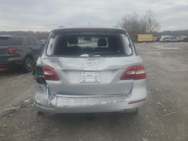 4JGDA5HB9EA337104 - 2014 MERCEDES-BENZ ML 350 4MATIC SILVER photo 6