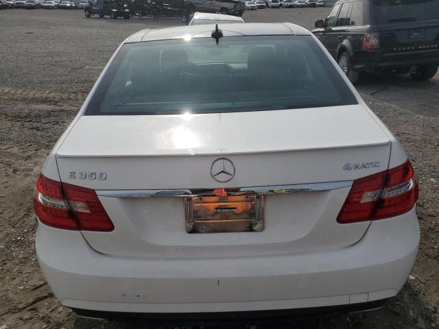 WDDHF8JB0DA709291 - 2013 MERCEDES-BENZ E 350 4MATIC WHITE photo 6