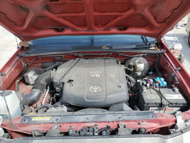5TFJU4GN0BX011320 - 2011 TOYOTA TACOMA DOUBLE CAB PRERUNNER RED photo 11