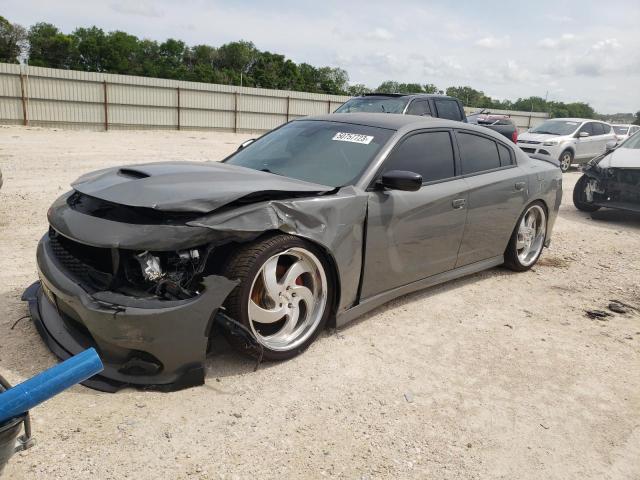 2C3CDXCT6KH572628 - 2019 DODGE CHARGER R/T GRAY photo 1