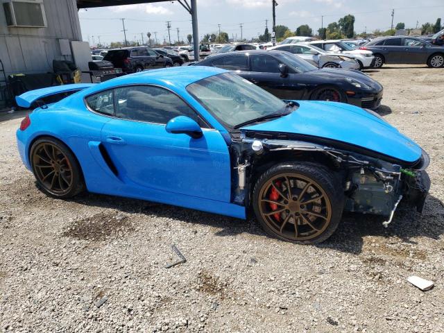 WP0AC2A80GK192515 - 2016 PORSCHE CAYMAN GT4 BLUE photo 4