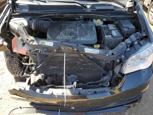 2C4RDGBG8DR628740 - 2013 DODGE GRAND CARA SE BLACK photo 12