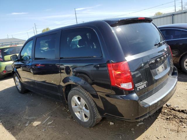 2C4RDGBG8DR628740 - 2013 DODGE GRAND CARA SE BLACK photo 2