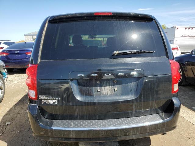 2C4RDGBG8DR628740 - 2013 DODGE GRAND CARA SE BLACK photo 6