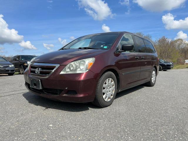 5FNRL38297B046864 - 2007 HONDA ODYSSEY LX BURGUNDY photo 2