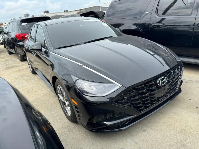 KMHL64JA9MA148380 - 2021 HYUNDAI SONATA SEL BLACK photo 1