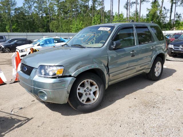 1FMYU04126KC34630 - 2006 FORD ESCAPE LIMITED GREEN photo 1