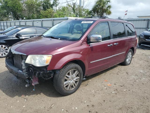 2A8HR64X28R750223 - 2008 CHRYSLER TOWN & COU LIMITED MAROON photo 1