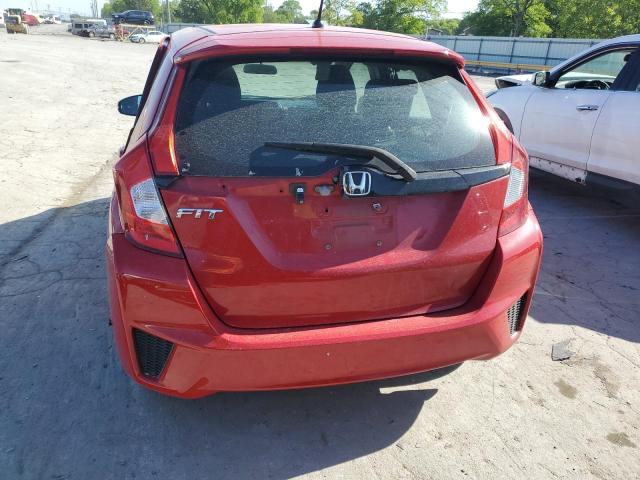 3HGGK5H5XFM783924 - 2015 HONDA FIT LX RED photo 6