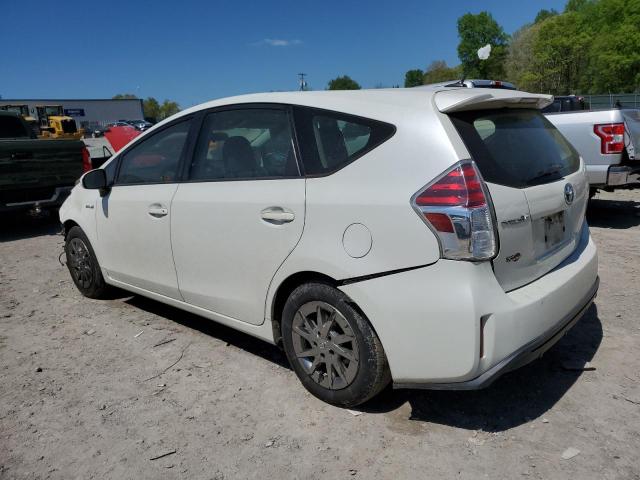 JTDZN3EU7FJ021159 - 2015 TOYOTA PRIUS V WHITE photo 2