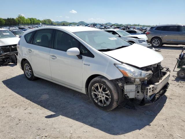 JTDZN3EU7FJ021159 - 2015 TOYOTA PRIUS V WHITE photo 4