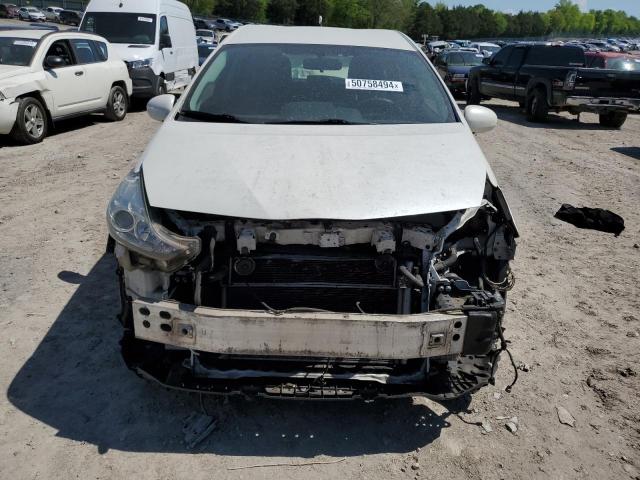 JTDZN3EU7FJ021159 - 2015 TOYOTA PRIUS V WHITE photo 5