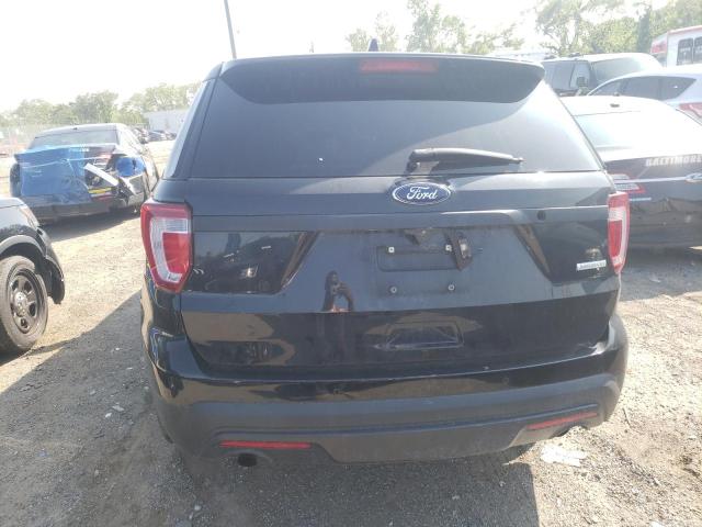 1FM5K8ATXHGD59961 - 2017 FORD EXPLORER POLICE INTERCEPTOR BLACK photo 6