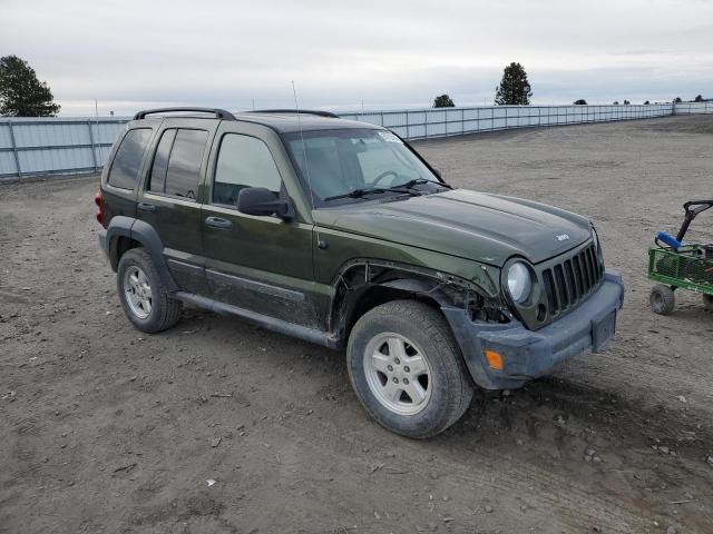 1J4GL48KX7W675553 - 2007 JEEP LIBERTY SPORT BLACK photo 4