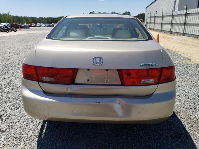 1HGCM56155A163504 - 2005 HONDA ACCORD DX BEIGE photo 6