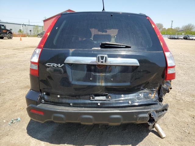 5J6RE48779L813553 - 2009 HONDA CR-V EXL BLACK photo 6