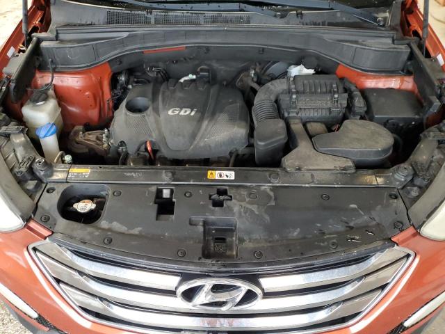 5XYZU3LB6DG009439 - 2013 HYUNDAI SANTA FE S ORANGE photo 11