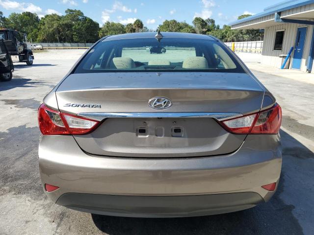 5NPEB4AC1EH902621 - 2014 HYUNDAI SONATA GLS GRAY photo 6