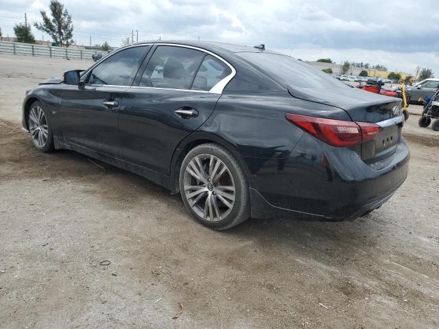 JN1EV7AP8JM351988 - 2018 INFINITI Q50 LUXE BLACK photo 2