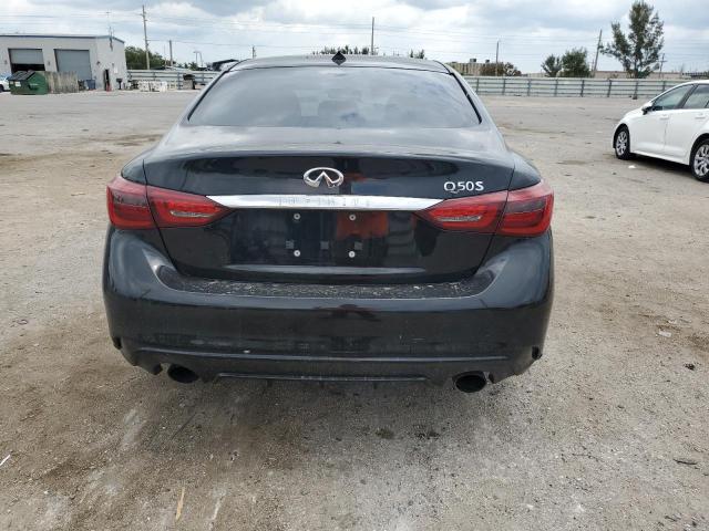 JN1EV7AP8JM351988 - 2018 INFINITI Q50 LUXE BLACK photo 6