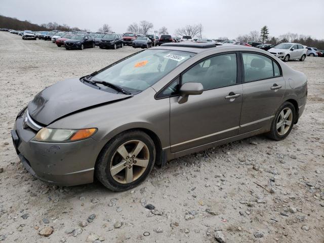 1HGFA16886L057940 - 2006 HONDA CIVIC EX GRAY photo 1