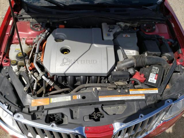 3LNDL2L30BR759935 - 2011 LINCOLN MKZ HYBRID RED photo 11