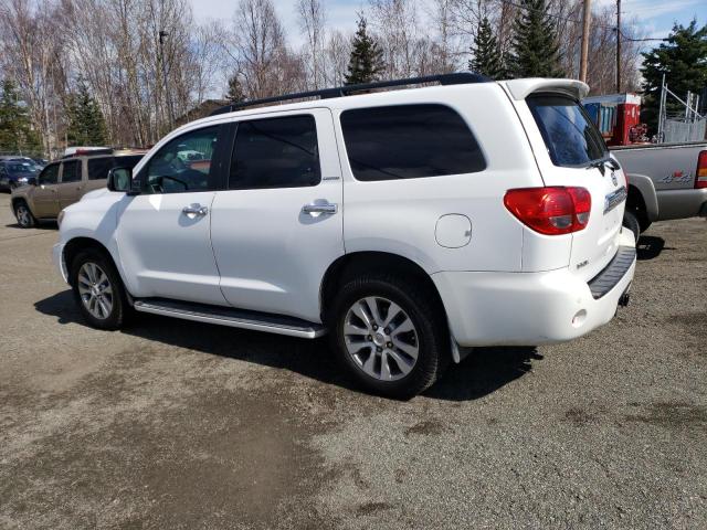 5TDBY68A78S016030 - 2008 TOYOTA SEQUOIA LIMITED WHITE photo 2