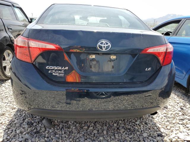 5YFBURHE2HP718863 - 2017 TOYOTA COROLLA L BLUE photo 6