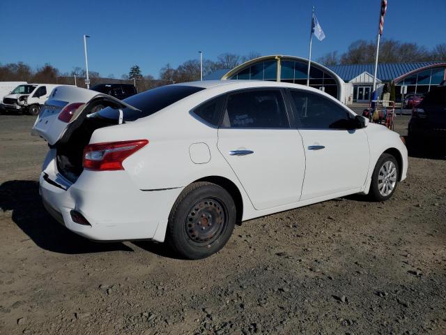 3N1AB7AP7HY234000 - 2017 NISSAN SENTRA S WHITE photo 3