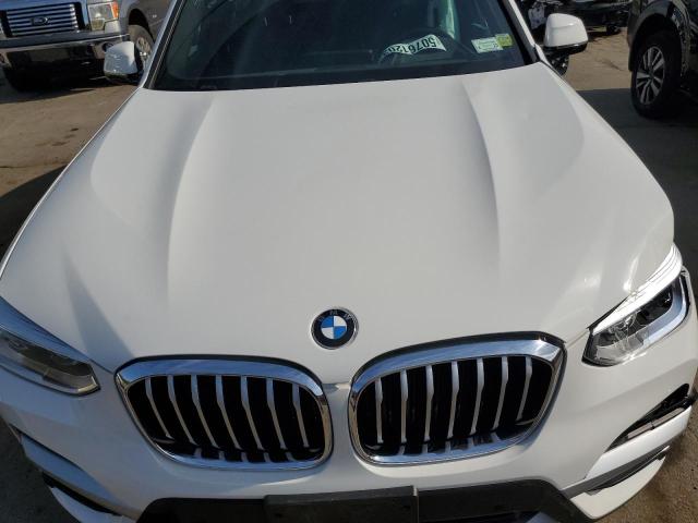 5UXTY5C06M9F45007 - 2021 BMW X3 XDRIVE30I WHITE photo 11