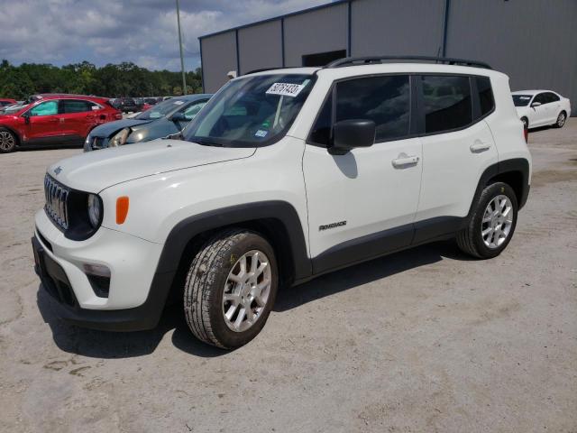 ZACNJAA16LPM16713 - 2020 JEEP RENEGADE SPORT WHITE photo 1