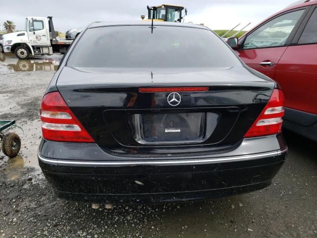 WDBRF54H86A885195 - 2006 MERCEDES-BENZ C 280 BLACK photo 6