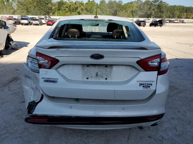 3FA6P0SU0GR154276 - 2016 FORD FUSION TITANIUM PHEV WHITE photo 6