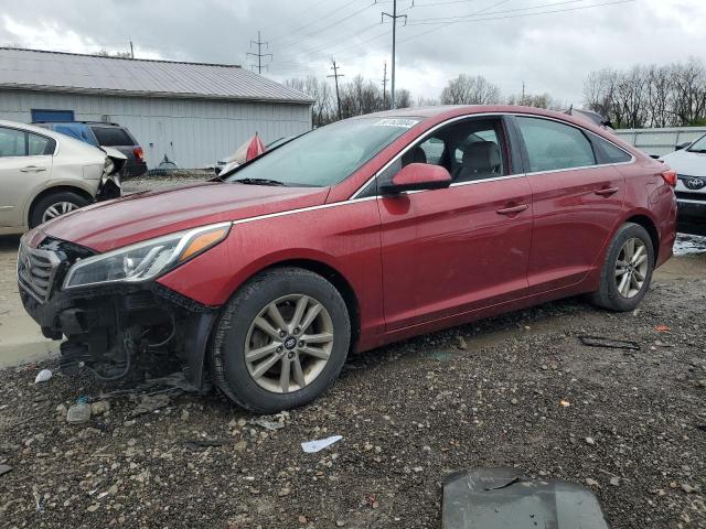 5NPE24AF1FH177632 - 2015 HYUNDAI SONATA SE RED photo 1