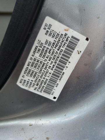 5FNRL38707B112763 - 2007 HONDA ODYSSEY EXL SILVER photo 13