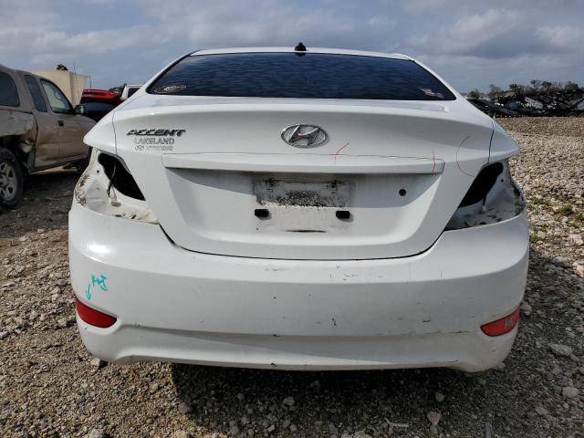 KMHCT4AE1GU942465 - 2016 HYUNDAI ACCENT SE WHITE photo 6