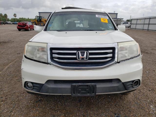 5FNYF4H99CB059288 - 2012 HONDA PILOT TOURING WHITE photo 5