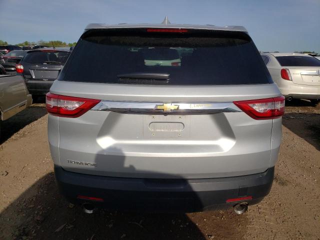 1GNERFKWXKJ298822 - 2019 CHEVROLET TRAVERSE LS SILVER photo 6