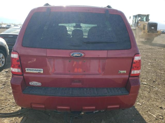 1FMCU0DG1BKC03345 - 2011 FORD ESCAPE XLT RED photo 6