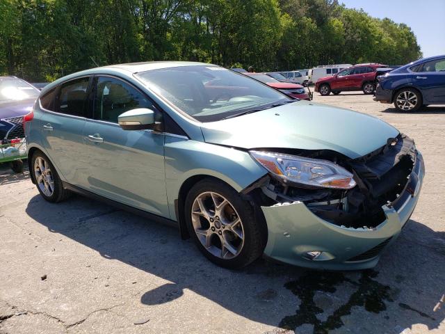 1FAHP3M22CL289208 - 2012 FORD FOCUS SEL TURQUOISE photo 4