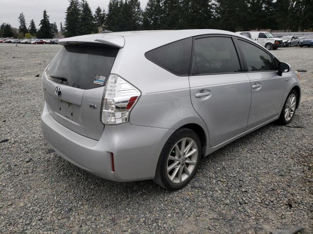 JTDZN3EU0C3026123 - 2012 TOYOTA PRIUS V SILVER photo 3