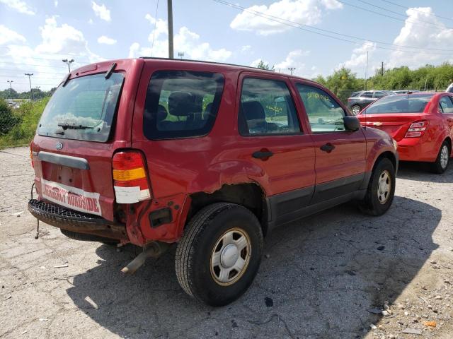 1FMYU02Z46KA05732 - 2006 FORD ESCAPE XLS RED photo 4